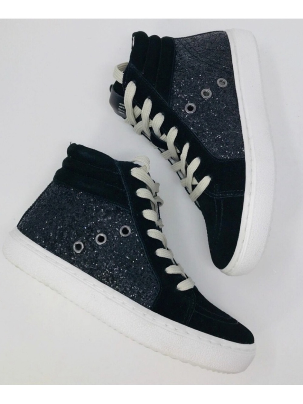 STEVE MADDEN Serena High Top Sneakers,size 6,5 M